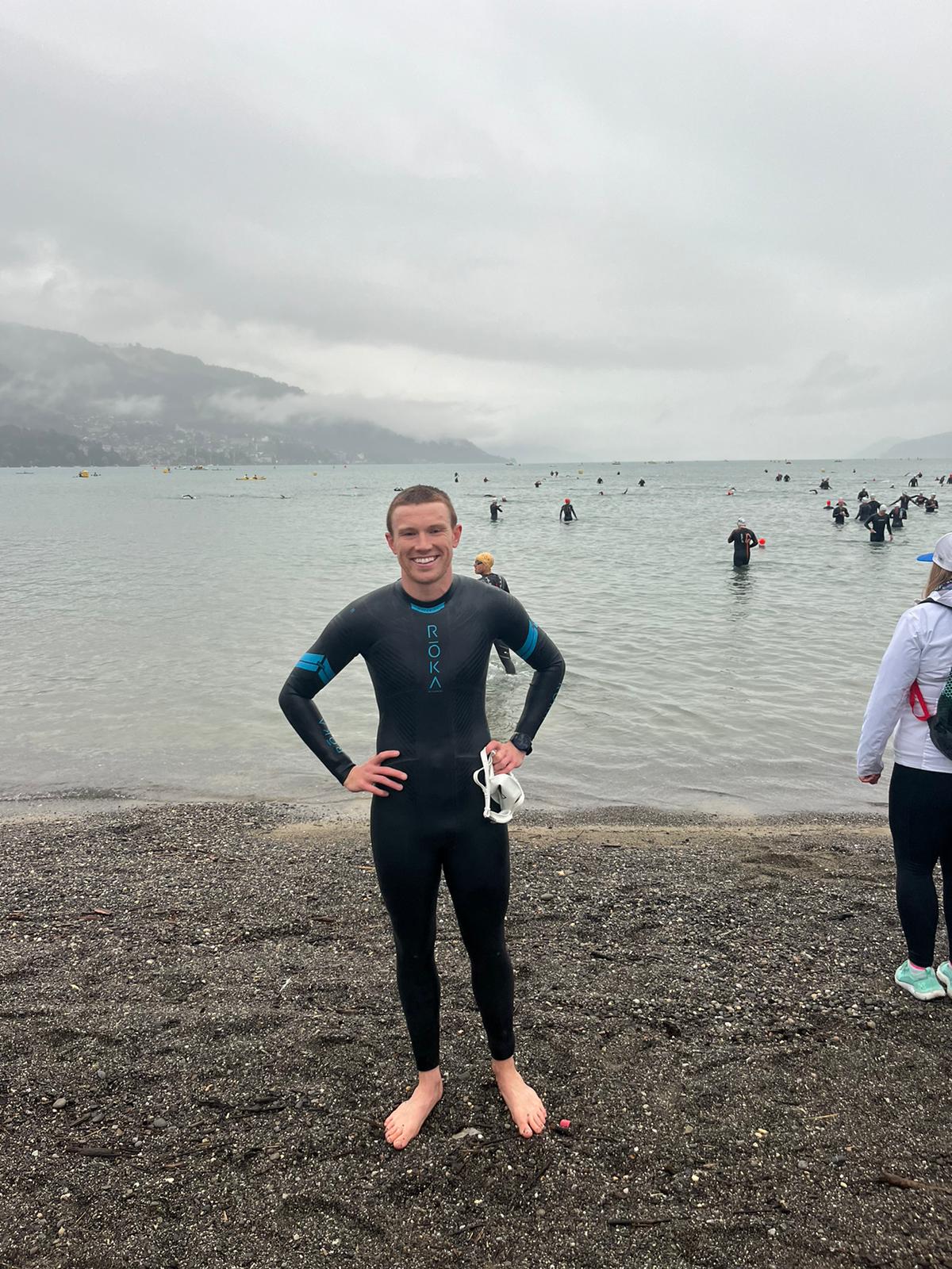 Josh March Pool Josh makes his Ironman debut in style | Total Transition Triathlon Club
